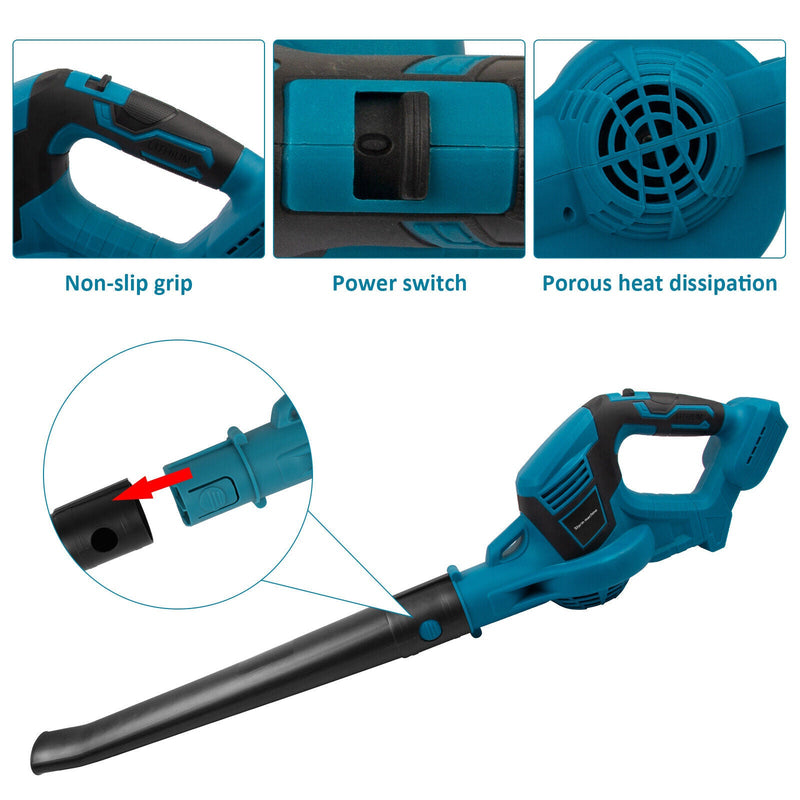 Cordless Leaf Blower Dust Tools Garden Lightweight for Makita 18V  Battery AU Payday Deals