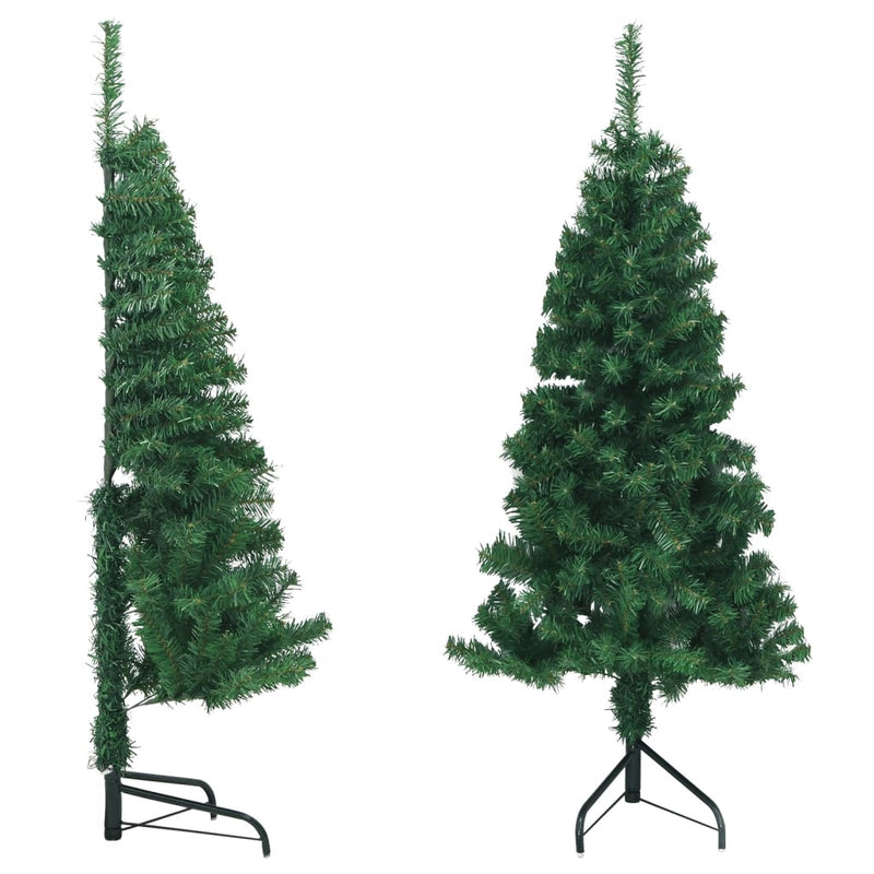 Corner Artificial Christmas Tree Green 120 cm PVC Payday Deals