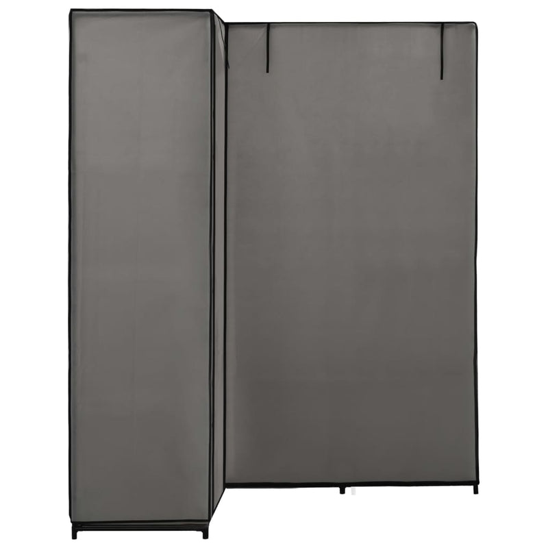 Corner Wardrobe Grey 130x87x169 cm Payday Deals