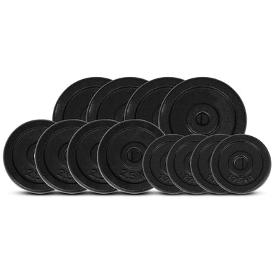 CORTEX 35kg Cast Iron Weight Plate Set (Standard) Payday Deals