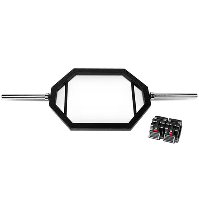 CORTEX Olympic Hex Deadlift Bar with Lockjaw Collars Payday Deals