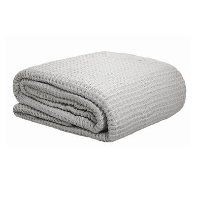 Cotton Waffle Blanket Silver King Payday Deals