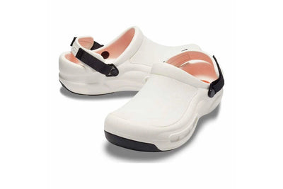 Crocs Bistro Pro Literide Clog Roomy Fit Men Women Shoes - White Payday Deals