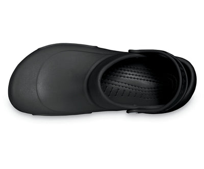 Crocs Bistro Slip Resistant Clogs Shoes Sandals Work Occupational - Black - Mens US 11/Womens US 13 Payday Deals
