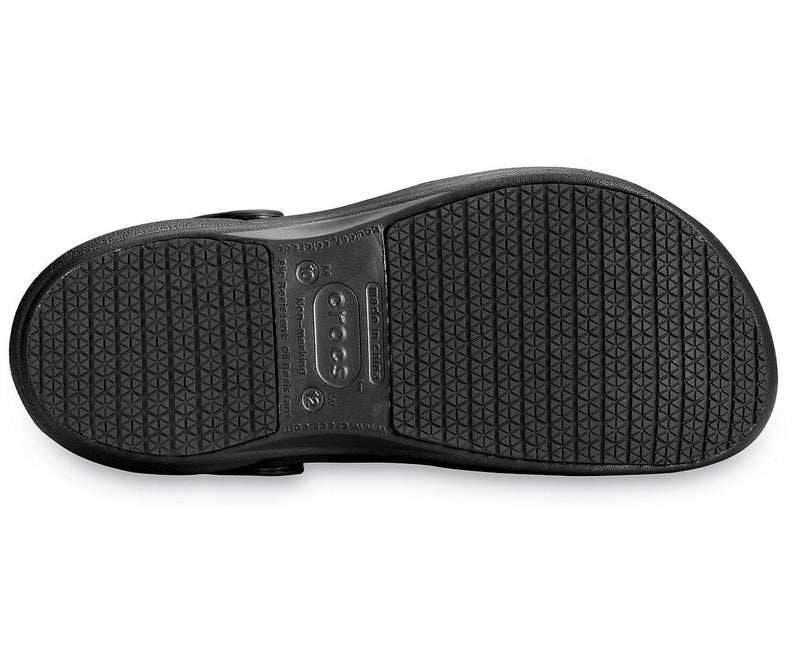 Crocs Bistro Slip Resistant Clogs Shoes Sandals Work Occupational - Black - Mens US 4/Womens US 6 Payday Deals