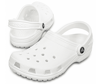 Crocs Classic Clogs Roomy Fit Sandal Clog Sandals Slides Waterproof - White Payday Deals