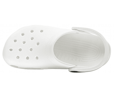 Crocs Classic Clogs Roomy Fit Sandal Clog Sandals Slides Waterproof - White Payday Deals