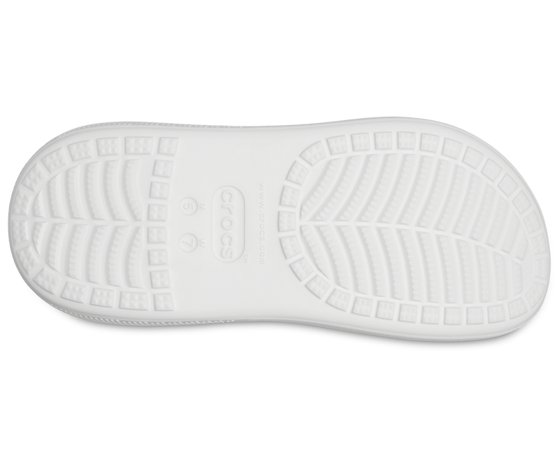 Crocs Classic Crush Platform Clogs Sandals - White Payday Deals