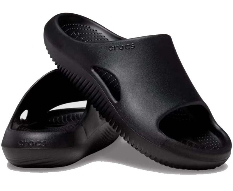Crocs Mellow Recovery Slides Flip Flops Thongs - Black Payday Deals