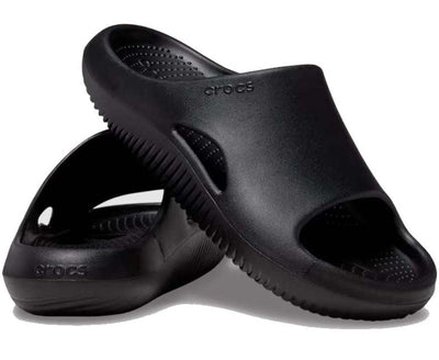 Crocs Mellow Recovery Slides Flip Flops Thongs - Black Payday Deals