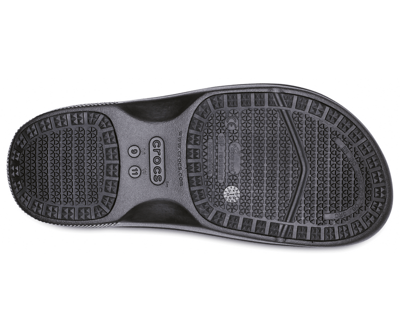 Crocs Mens On-The-Clock Work Slip-On Waterproof Slip-Resistant - Black Payday Deals