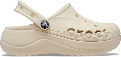 Crocs Women's Baya Platform Clog Sandals - Winter White - US 11 Payday Deals