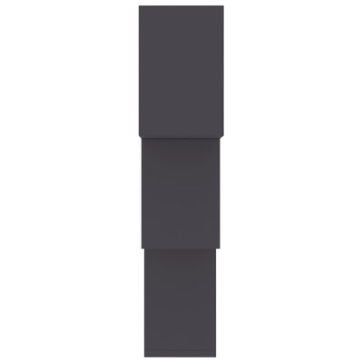 Cube Wall Shelves Grey 68x15x68 cm Engineered Wood Payday Deals