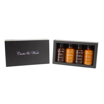 Curtis & Wade Luxury Amenities Shampoo, Conditioner, Shower Gel, Body Lotion Set Payday Deals