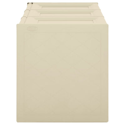 Cushion Box Angora White 125x40x42 cm 130 L Payday Deals