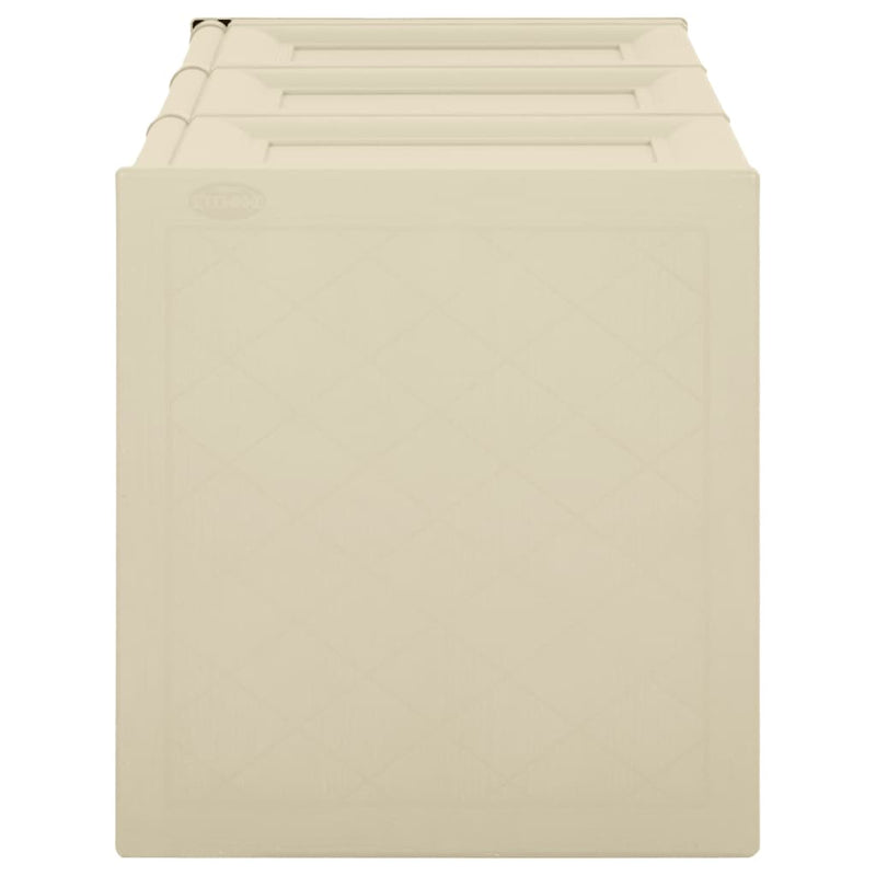 Cushion Box Angora White 125x40x42 cm 130 L Payday Deals