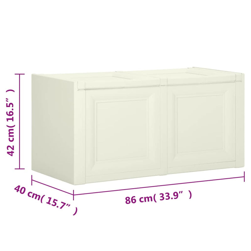 Cushion Box Vanilla Ice 86x40x42 cm 85 L Payday Deals