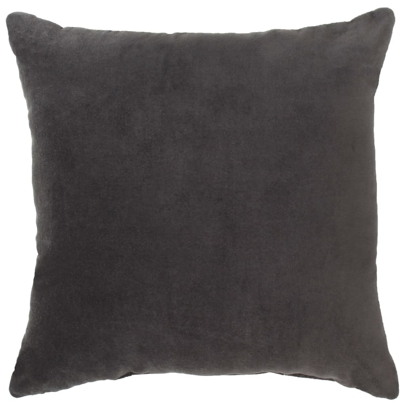 Cushions Cotton Velvet 2 pcs 45x45 cm Anthracite Payday Deals