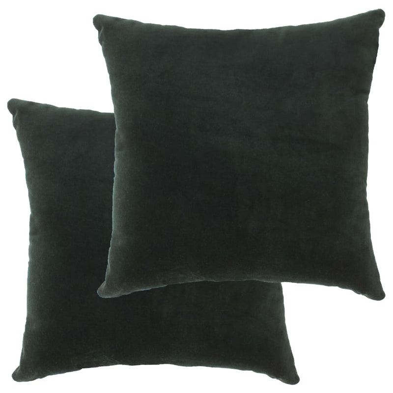 Cushions Cotton Velvet 2 pcs 45x45 cm Green Payday Deals