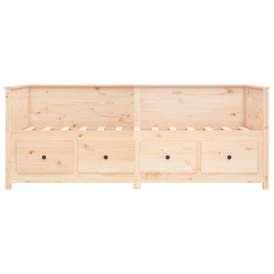 Day Bed without Mattress 80x200 cm Solid Wood Pine Payday Deals