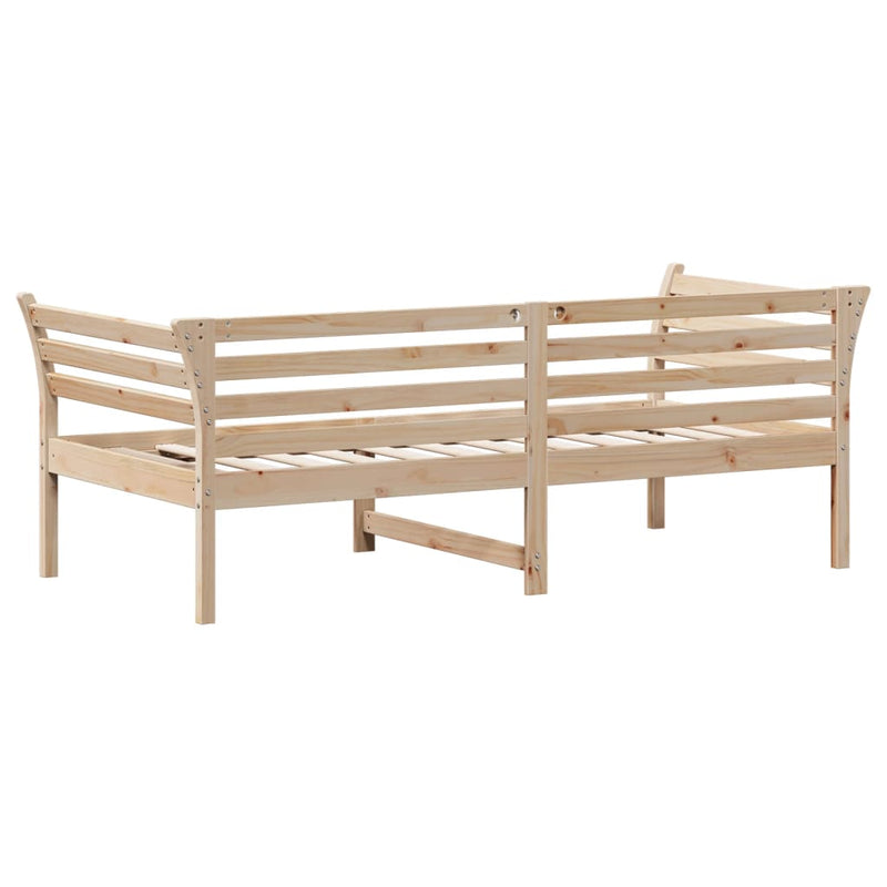 Day Bed without Mattress 90x190 cm Solid Wood Pine Payday Deals