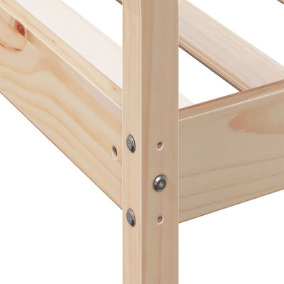 Day Bed without Mattress 90x190 cm Solid Wood Pine Payday Deals