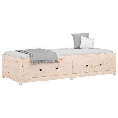 Day Bed without Mattress 90x190 cm Solid Wood Pine Payday Deals