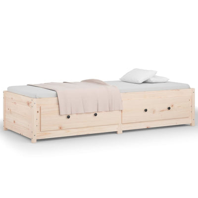 Day Bed without Mattress 90x190 cm Solid Wood Pine Payday Deals