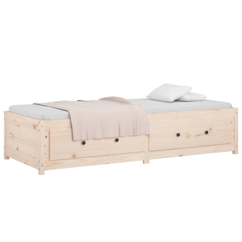 Day Bed without Mattress 90x190 cm Solid Wood Pine Payday Deals