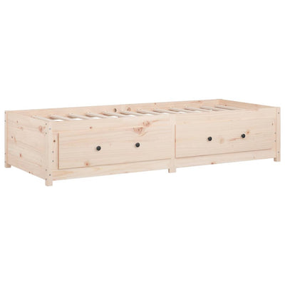 Day Bed without Mattress 90x190 cm Solid Wood Pine Payday Deals