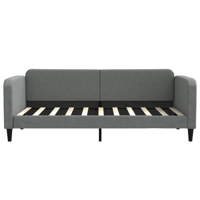 Day Bed without Mattress Dark Grey 90x190 cm Fabric Payday Deals