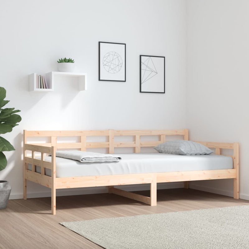 Day Bed without Mattress Solid Wood Pine 90x190 cm Payday Deals