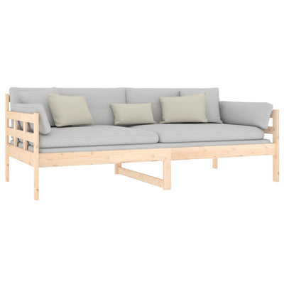 Day Bed without Mattress Solid Wood Pine 90x190 cm Payday Deals