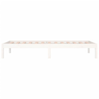 Day Bed without Mattress White 90x190 cm Solid Wood Pine Payday Deals