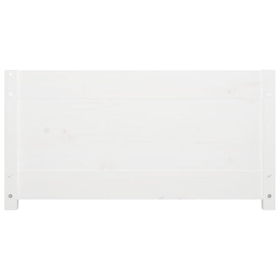 Day Bed without Mattress White 90x190 cm Solid Wood Pine Payday Deals