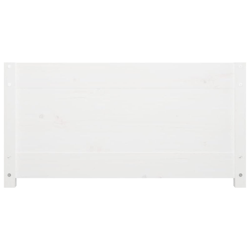 Day Bed without Mattress White 90x190 cm Solid Wood Pine Payday Deals