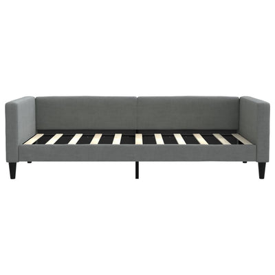 Daybed with Trundle and Drawers Dark Grey 90x190 cm Fabric Payday Deals