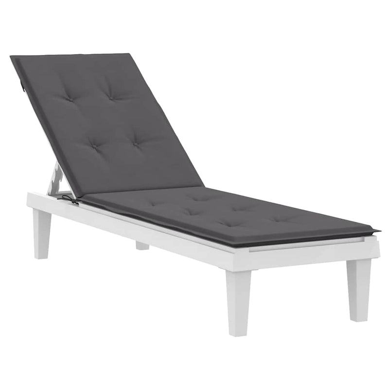 Deck Chair Cushion Anthracite (75+105)x50x4 cm Payday Deals