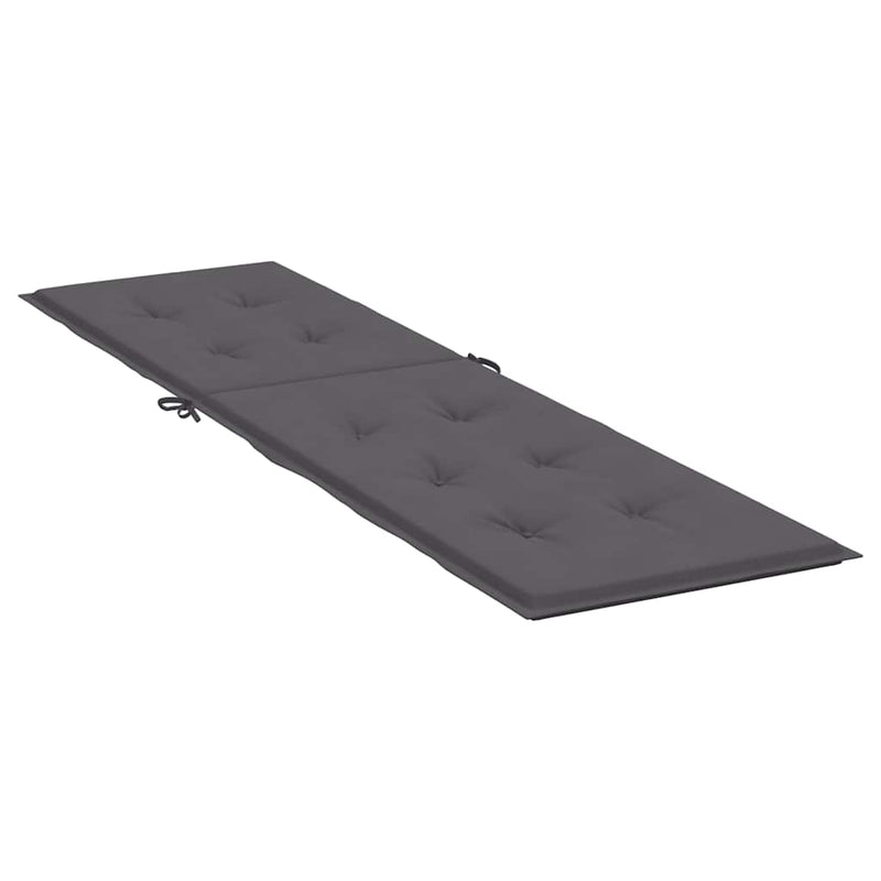 Deck Chair Cushion Anthracite (75+105)x50x4 cm Payday Deals