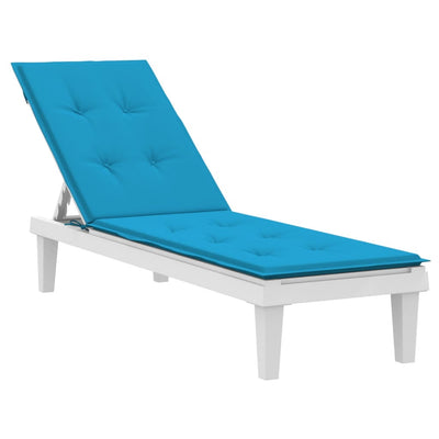 Deck Chair Cushion Blue (75+105)x50x3 cm Payday Deals