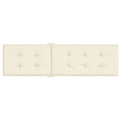 Deck Chair Cushion Cream (75+105)x50x4 cm Payday Deals