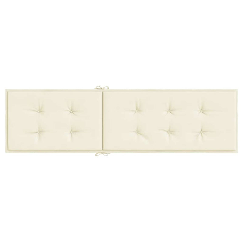 Deck Chair Cushion Cream (75+105)x50x4 cm Payday Deals