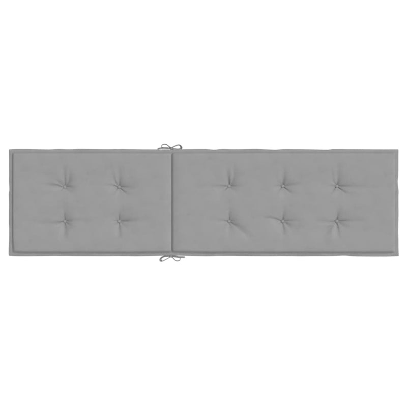 Deck Chair Cushion Grey (75+105)x50x3 cm Payday Deals