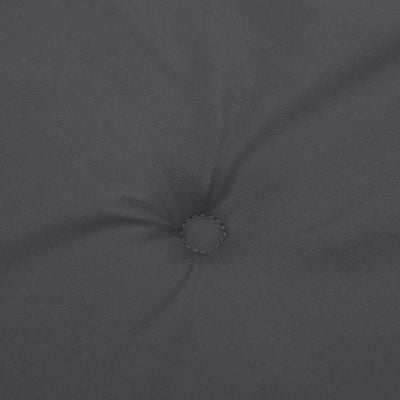 Deck Chair Cushion Melange Anthracite (75+105)x50x4 cm Fabric Payday Deals