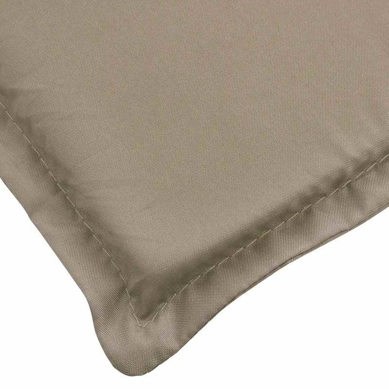 Deck Chair Cushion Taupe (75+105)x50x4 cm Payday Deals