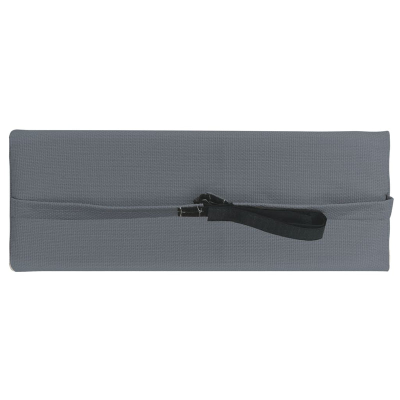 Deck Chair Headrest Grey 40x7.5x15 cm Textilene Payday Deals