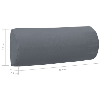 Deck Chair Headrest Grey 40x7.5x15 cm Textilene Payday Deals