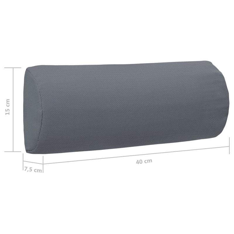 Deck Chair Headrest Grey 40x7.5x15 cm Textilene Payday Deals