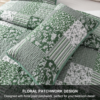 Delightful Quilted bedspread and pillowcovers set: Indulge in Comfort - Queen size Payday Deals