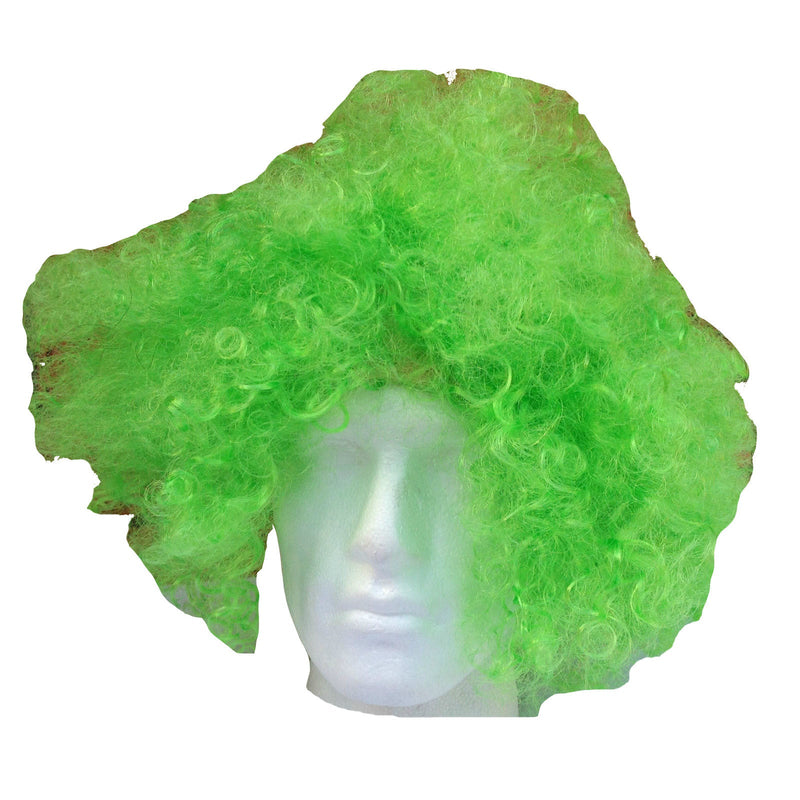 DELUXE AFRO WIG Curly Hair Costume Party Fancy Disco Circus 70s 80s Dress Up - Green Payday Deals